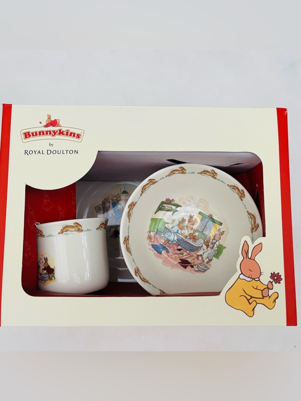 Royal Doulton Bunnykins Kid's 3-Piece Set new in box